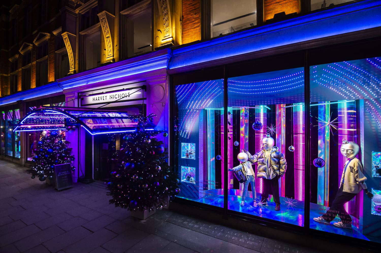 Christmas windows at Harvey Nichols - Knightsbridge, London