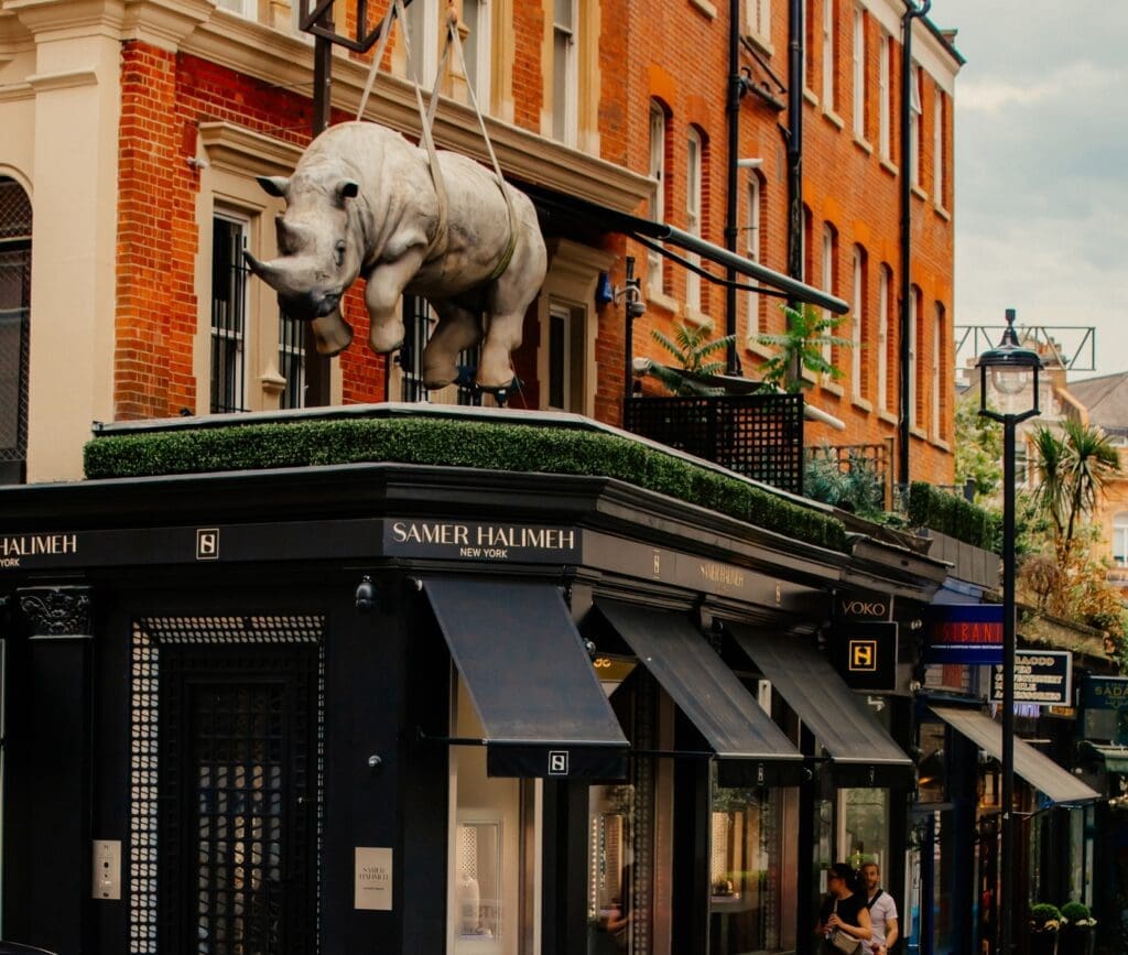 Valentine's Day in Knightsbridge